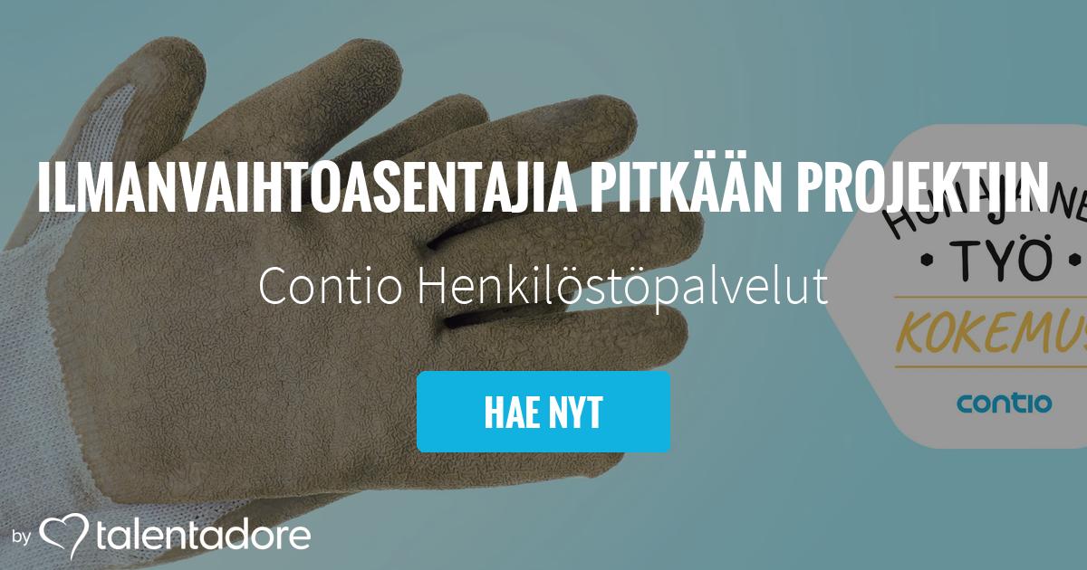 Ilmanvaihtoasentajia pitkään projektiin (2 paikkaa, aloitus elokuussa ...