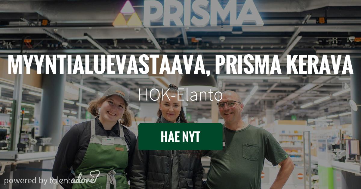 Myyntialuevastaava, Prisma Kerava | HOK-Elanto | TalentAdore ...