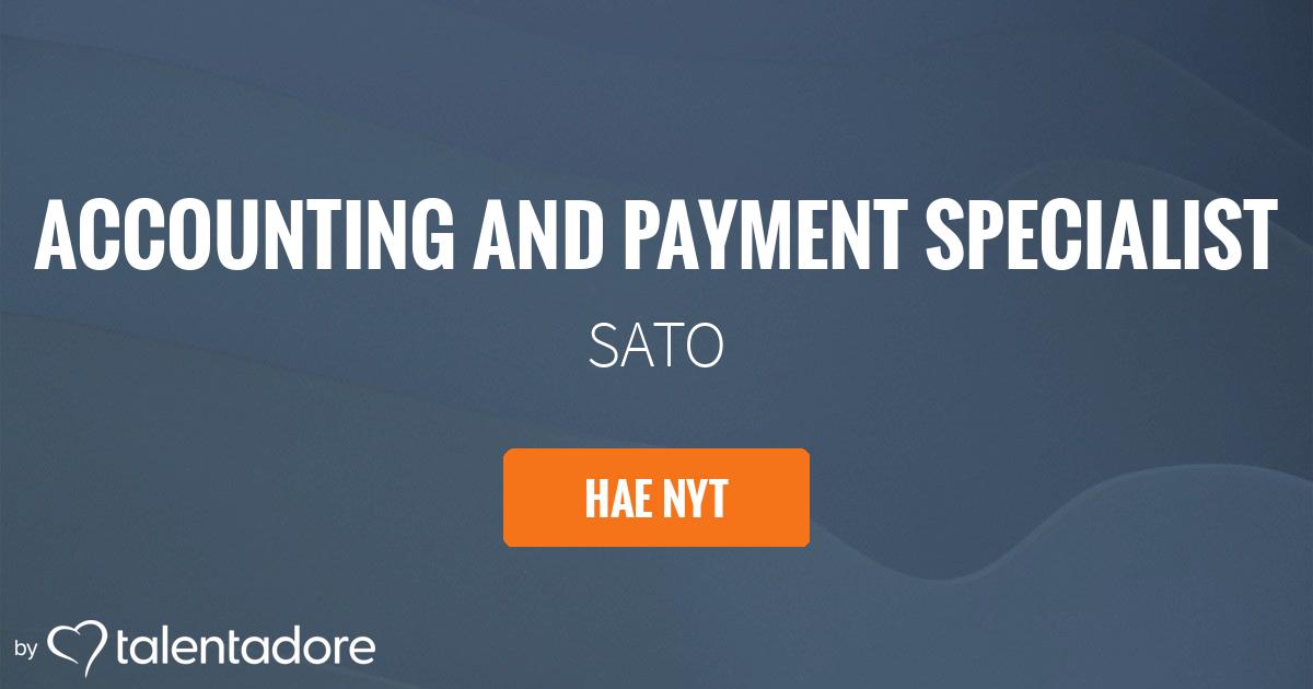 Accounting and Payment Specialist | SATO