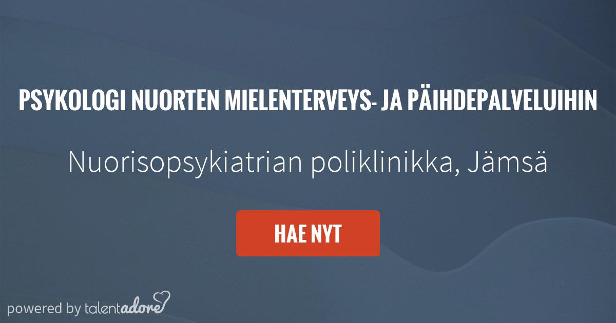 Psykologi Nuorten Mielenterveys- Ja Päihdepalveluihin ...